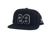 Player Jersey Number 23 Snapback Hat Cap x Air Jordan Lebron Black White