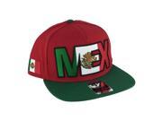 47 Brand Intercept Mexico Captain Snapback Hat Cap Red Green