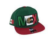 47 Brand Intercept Mexico Captain Snapback Hat Cap Green Red