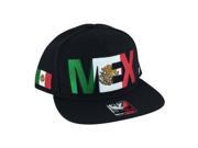 47 Brand Intercept Mexico Captain Snapback Hat Cap Black