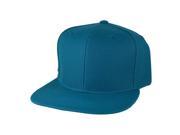 CapRobot Plain Solid Snapback Hat Cap Aqua Blue Teal