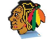 Chicago Blackhawks 3D NHL BRXLZ Bricks Puzzle Team Logo