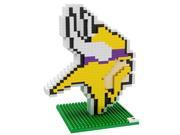 Minnesota Vikings 3D NFL BRXLZ Bricks Puzzle Team Logo