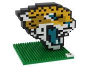 Jacksonville Jaguars 3D NFL BRXLZ Bricks Puzzle Team Logo