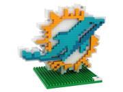 Miami Dolphins 3D NFL BRXLZ Bricks Puzzle Team Logo