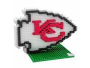 Kansas City Chiefs 3D NFL BRXLZ Bricks Puzzle Team Logo