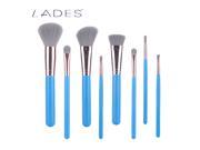 LADES Professional Makeup Brush Set 8pcs High Quality Makeup Brushes Powder Makeup Tools Kit