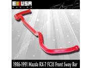 1986 1987 1988 1989 1990 1991 MAZDA RX 7 FC3 Front SWAY BAR KIT RED 28MM