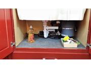 Cleanup Stuff Under Sink Mat Absorbent Cut to Fit Cabinet Liner