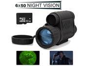 Boblov HD 720P WG 50 Infrared Night Vision IR Monocular Telescope 6x50 Zoom Record Photo with 32G Card
