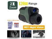 Chunnuan 2x24 Zoom Night Watch Vision with Built in Infrared Monocular Scope Telescope for Hunting and Scouting Game Wildlife Observation Security and Surve