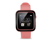 Bluetooth Mate Call Message Reminder Wrist Smart Watch For iOS and Android Phone Pink