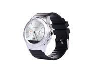 GSM Phone Call Bluetooth 4.0 Messages Reminder Smart Watch For iOS and Android Phone Silver