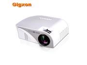 Gigxon G8005B Full Color 120 Entertainment Home Cinema Theater Multimedia Mini Portable LCD LED Projector White