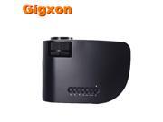 Gigxon G8005B Full Color 120 Entertainment Home Cinema Theater Multimedia Mini Portable LCD LED Projector Black