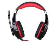 KOTION EACH G9000 USB Headband 7.1 Surround Sound Game Headphone Computer Earphone with Microphone LED Over Ear Headset Red