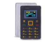 AEKU K5 Ultra Thin 0.96 inch Display Pocket Phone Long Standby Low Radiation Mini Card Phone