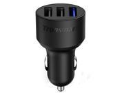 Tronsmart 3 USB Post Quick Charge QC3.0 Max 5V 7.2A Car Charger for iOS Android Device