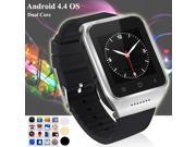 1.54 Android 4.4 MTK6572 Dual Core 2.0MP Camera WCDMA GSM Phone Watch Smart Watch