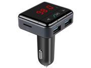 Handsfree Bluetooth 4.1 Aux Audio FM Transmitter MP3 Player Dual USB Car Charger 5V 2.1A for iOS Android