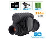 1.44 Screen 6x50mm HD 720P 350M Distance Digital Night Vision Monocular with Charger Battery and 8G Card