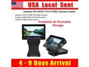 [ Ship from USA !!! ] Foldable Portable Wristband 4.3 Screen 1080P HD AHD2.0 HD TVI2.0 CVBS Analog CCTV Camera UTP Cable Test Monitor Tester