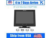 [ Ship from USA !!! ] Eyoyo 8 inch TFT HD Monitor with HDMI VGA BNC Video Audio Function For PC CCTV DVD DSLR Camera S801H With HDMI Cable