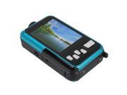 HD 1080P 24MP Double Screen 16x Zoom Underwater Digital Video Camcorder Camera Blue