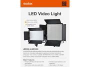 Boblov Godox LED1000 Changeable Light White Yellow Photo Video Studio Photography Continuous Lighting Light Panel Lux 4400 3300 5600K LED Light for Digital S
