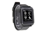 Boblov Smartwatch W08 Patented Bluetooth Tri proof Fitness Sports Action Phone Calling Watch for Dual Systems Black
