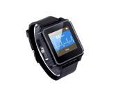 Chunzao Smartwatch W08 Patented Bluetooth Tri proof Fitness Sports Action Phone Calling Watch for Dual Systems Black