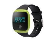 Boblov Smart Wristband E07S Waterproof Health Activity Fitness Tracker Bluetooth Sports Sync Bracelet For Android and IOS Smart Band Green