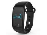 Boblov JW018 Smart Watch Heart Rate Monitor Touch Bracelet Bluetooth Fitness Wristbands Android iOS Black