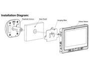 Chunzao 4.3 Motion Detection PIR Night Vision IR Peephole Viewer Doorbell Video Recording Camera DVR Gray