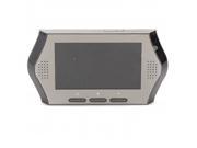 Boblov Ennio 4.3 Screen Wide Monitor Peephole Viewer Camera DVR IR Motion Detection Door Phone Silver