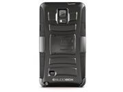 Note 4 Case BUDDIBOX [HSeries] Heavy Duty Swivel Belt Clip Holster with Kickstand Maximal Protection Case for Samsung Galaxy Note 4 Black
