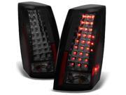 Cadillac CTS Black Smoked LED Tail Lights Brake Lamps Driver Left + Passenger Right Replacement Pair Cadillac CTS Black Smoked LED Tail Lights Brake Lamps Driver Left + Passenger Right Replacement Pair