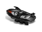 Dodge Dart Halogen Type Black Passenger Right Side Front Headlight Head Lamp Front Light Replacement