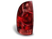 Toyota Tacoma Pickup Truck Red Clear Tail Lights Rear Brake Lamps Replacement Driver Left Side Toyota Tacoma Pickup Truck Red Clear Tail Lights Rear Brake Lamps Replacement Driver Left Side