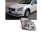 2004 2005 2006 Maxima Halogen Type Passenger RH Right Side Projector Headlight Headlamp Replacement 2004 2005 2006 Maxima Halogen Type Passenger RH Right Side Projector Headlight Headlamp Replacement