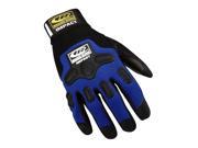 Glove Impact Resistant L Blue Pr