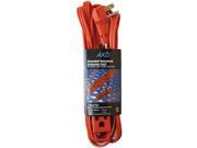 AXIS 45516 3 Outlet Indoor Extension Cord 8ft Orange