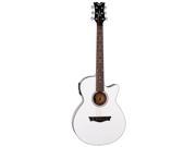 Dean AX PE CWH Acoustic Electric Guitar Classic White