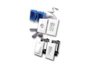 Vanco RL128023 IV Rapid Link Complete Kit with Romex and Bulk Cable Wall Plates Ivory