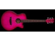 Dean AX PE PB Acoustic Electric Guitar Pink Burst
