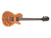 Luna Guitars APL PAR Apollo Profile Etched Henna Design Mahogany
