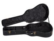 Luna Guitars HS DG HCase Tooled Leather Look Black