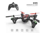 Hubsan X4 H107C 4 Channel 2.4GHz 6 Axis Gyro RC Quadcopter with 480P Camera Mode 2 RTF red black