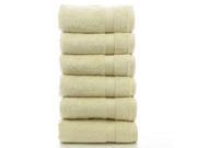Luxury Hotel And Spa Towel 100% Genuine Turkish Cotton Hand Towels Beige Bamboo Set of 6