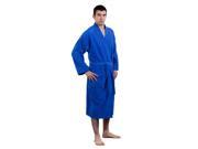100% Turkish Cotton Adult Terry Kimono Robe Royal Blue Adult Small Medium